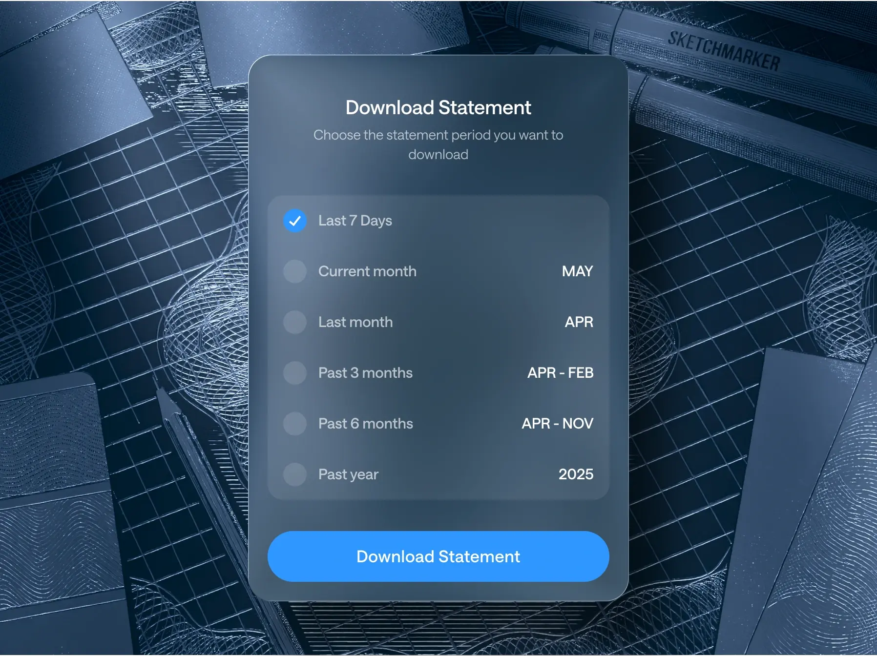 Downloadable statements