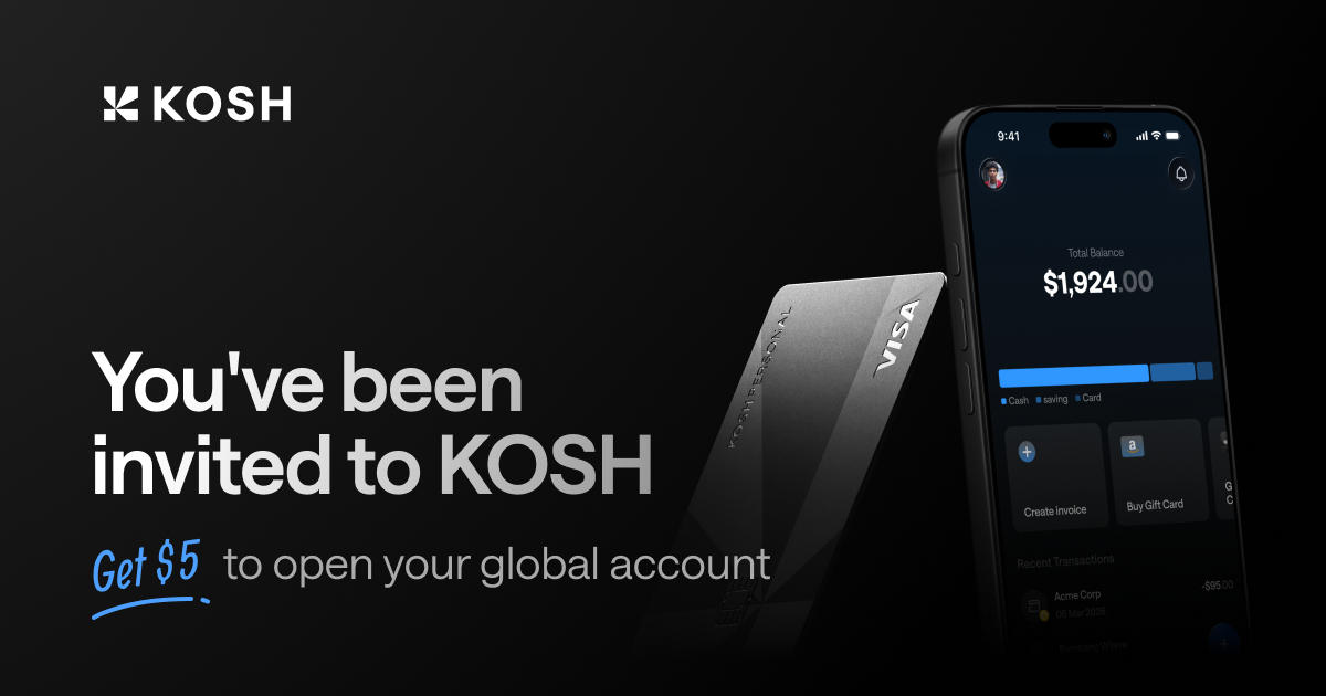 You've been invited to KOSH | KOSH